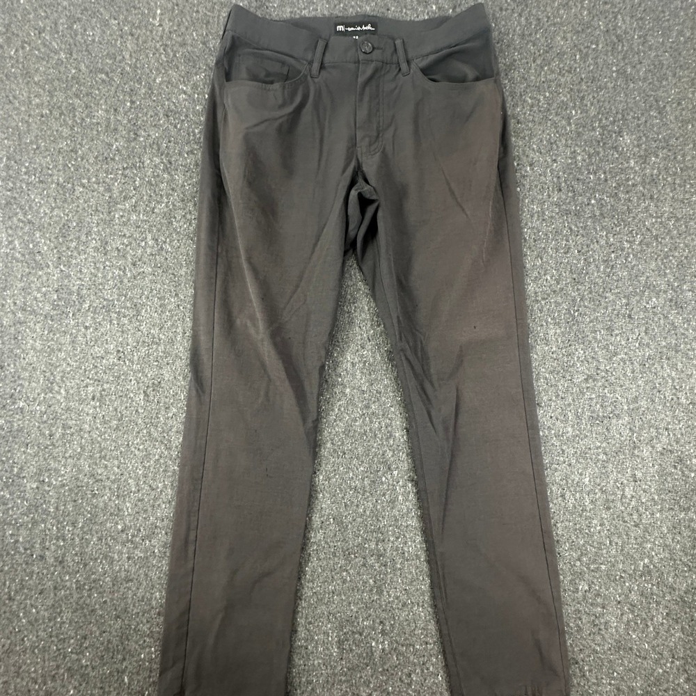 Travis Mathew Pants Mens 32 Grey Chino Golf Performance Stretch Straight Leg